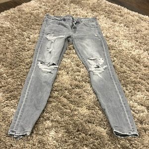 American eagle,dark grey size:womens 6 , next level stretchy jeggings